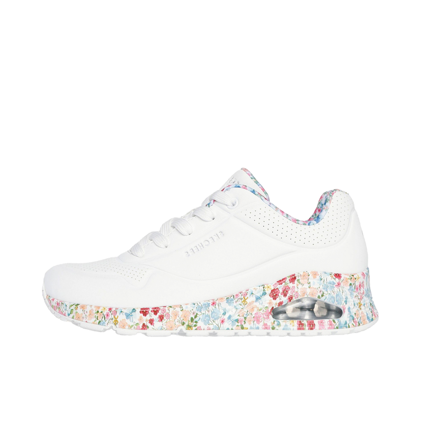 Кецове и обувки Skechers Uno - Majestic Garden Бяло | 155583-WMLT