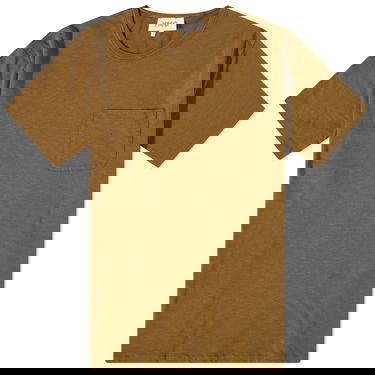 Тениска YMC YMC Wild Ones Pocket T-Shirt, Size Large Кафяво | P6AZG-30-OLIVE, 0