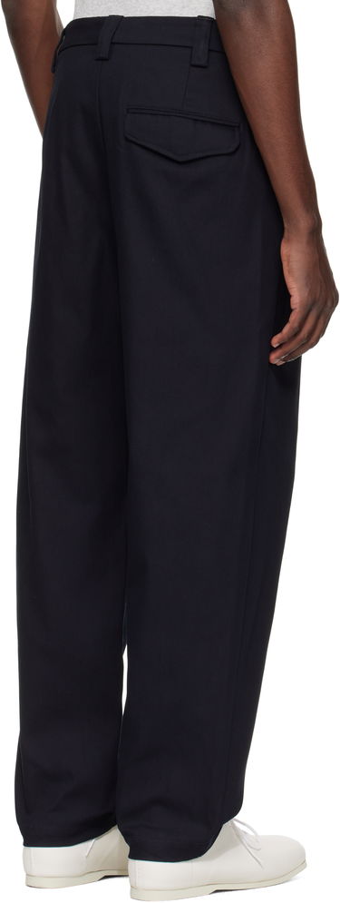 Панталони A.P.C. A.P.C. Renato Pleated Trousers Тъмно синьо | COFCO-H08428, 2