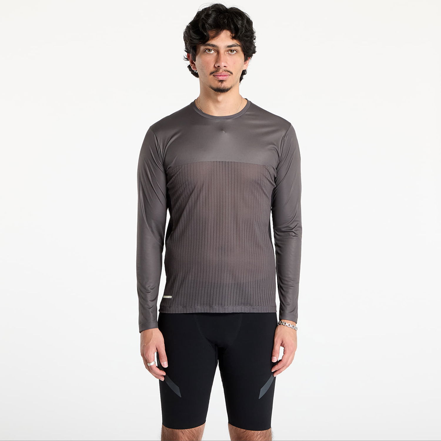 Тениска Soar Running SOAR Long Sleeve Hot Weather T-Shirt Сиво | SS25-SLS5M-BLK, 0