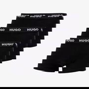Hugo Logo-Waistband Trunks 3-Pack Black