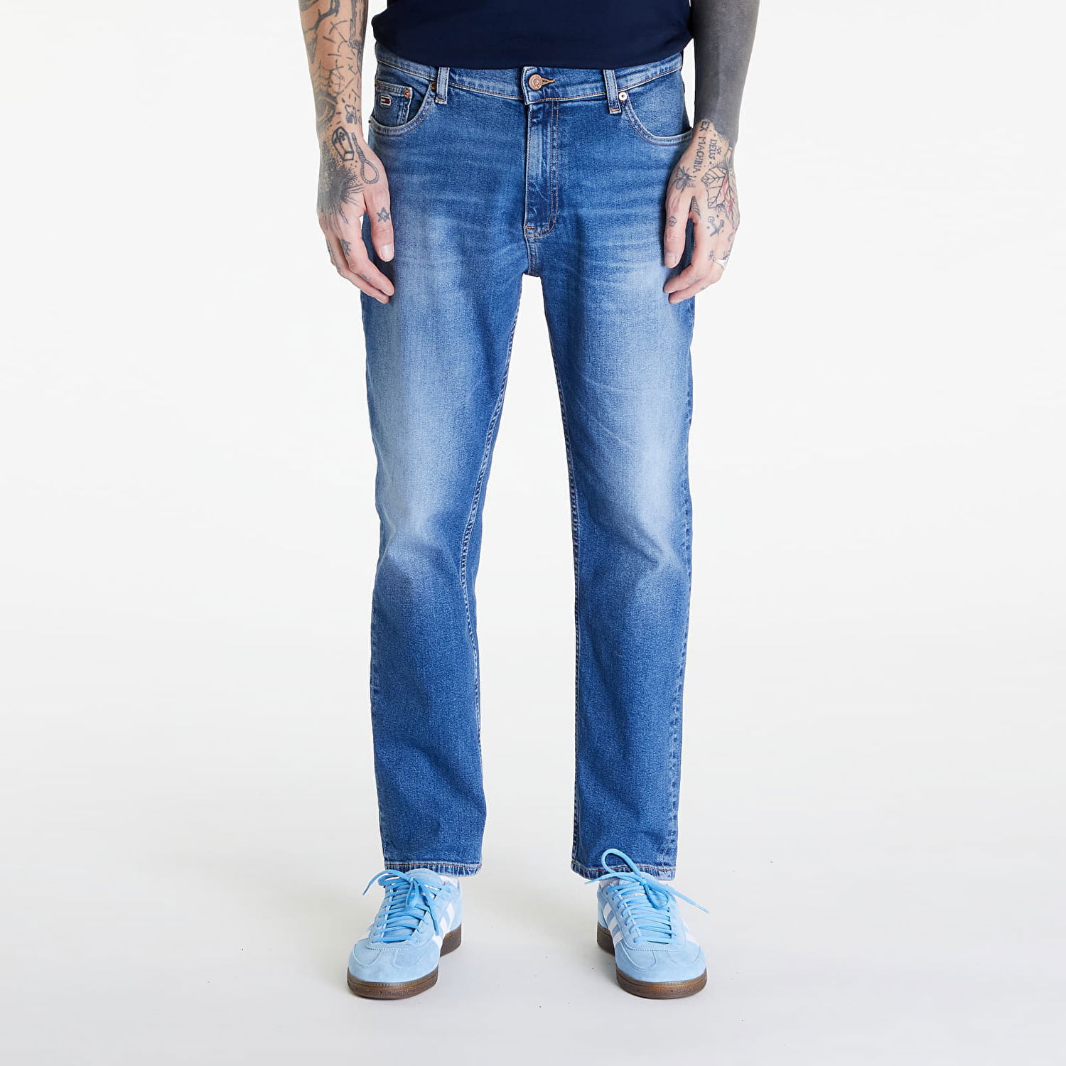 Дънки Tommy Hilfiger Dad Jean Regular Tapered B Denim Синьо | DM0DM18765 1BK, 0