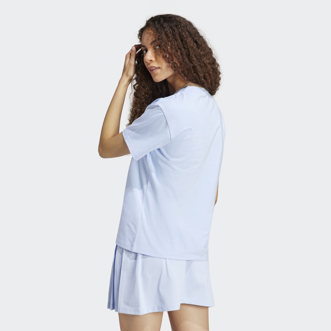 Тениска adidas Originals Tee Adicolor Classics Trefoil Лилаво | IB7419, 1