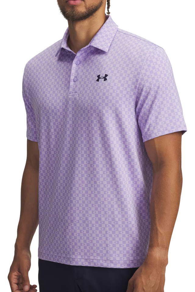 Playoff 3.0 Checked Printed Polo