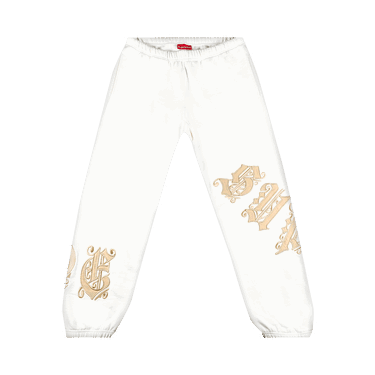 Спортни панталони Supreme Old English Wrap Sweatpant Бяло | SS21P80 WHITE, 0