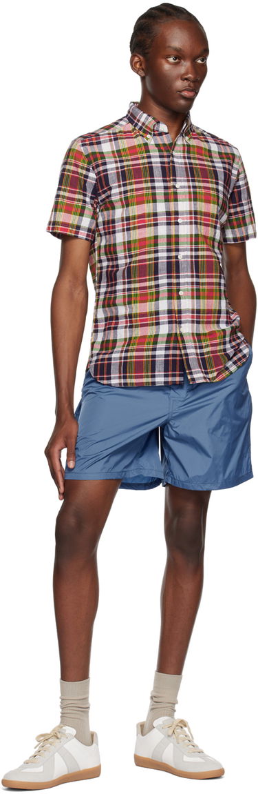 Къси панталони BEAMS Beams Plus Belted Shorts Синьо | 38250023139, 3