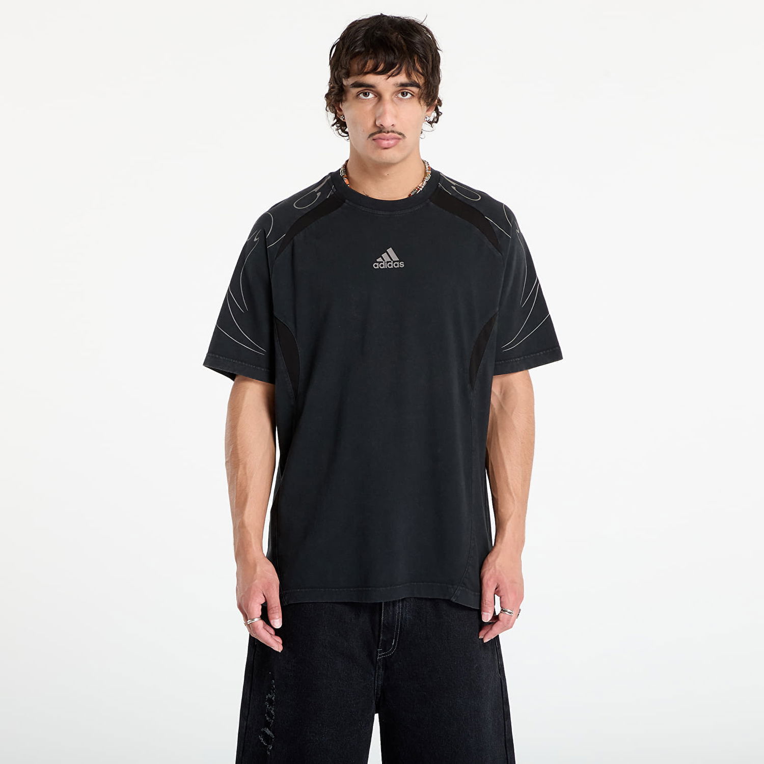 Тениска adidas Originals Adilenium Season 4 Teamgeist Graphic Tee Черно | KF8538, 0
