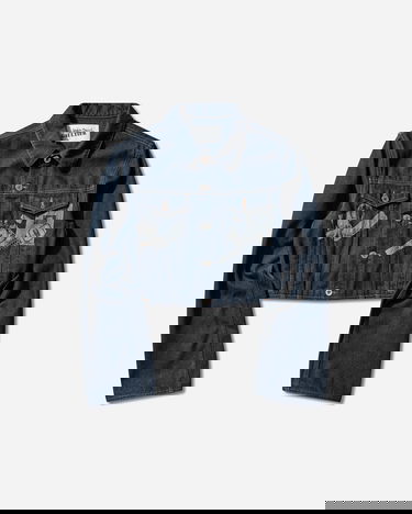 Яке Jean Paul Gaultier Trompe L'oeil Denim Jacket Синьо | 26-01-W-JA035-D027 57, 1