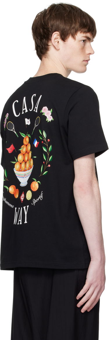 Тениска Casablanca Casablanca 'Casa Way' Graphic Short-Sleeve T-Shirt Черно | MPF25-JTS-001-27-EX-FLANNELS, 2