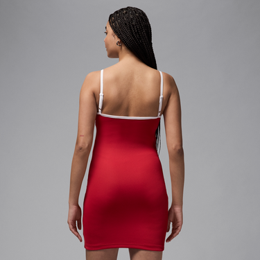 Pокля Jordan Jordan Women's Fitted Ribbed Dress Червено | HJ0062-636, 3