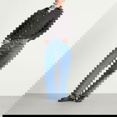 Риза Portuguese Flannel Teca Flannel Shirt Сиво | AW25072-GRY, 4