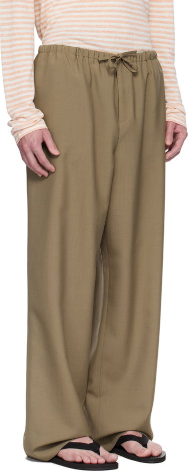 Панталони The Row The Row Donatello Wide-Leg Trousers Бежово | 657-W3602, 1