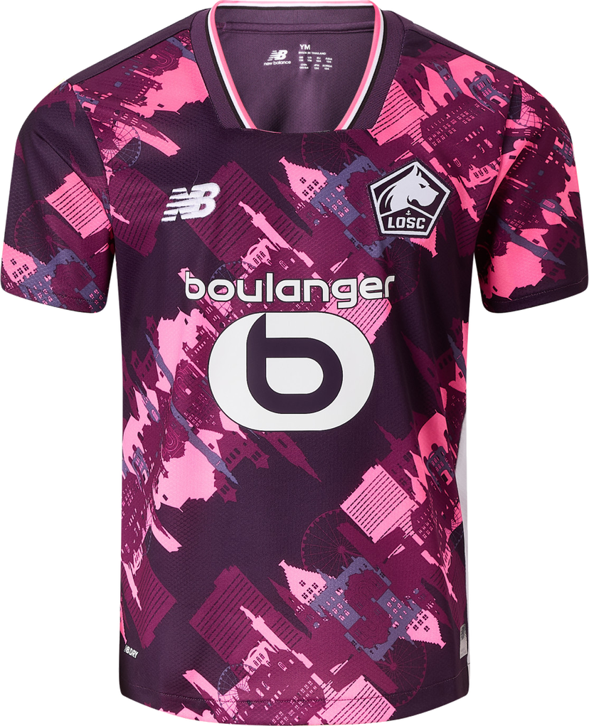 Фланелка New Balance LOSC Lille 4th 2025/26 Jersey Многоцветен | jt230457-fou