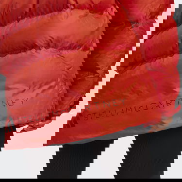 Пухо яке adidas Originals Stella McCartney x Mid-Length Padded Winter Jacket Червено | IA9125, 2