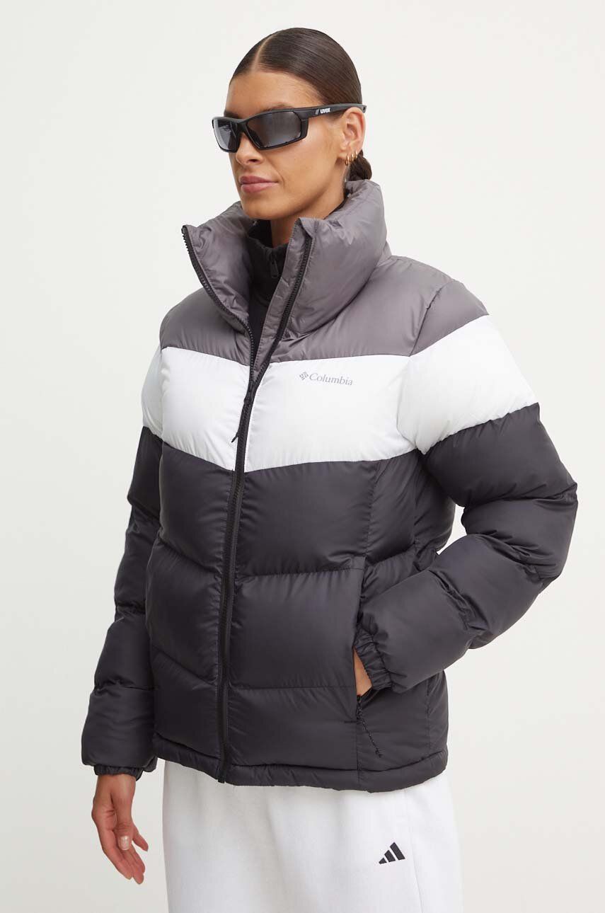 Colorblock Puffer Jacket, 0