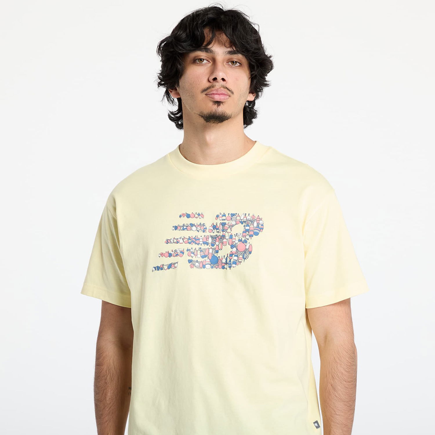 Тениска New Balance Printed Logo T-Shirt Жълто | NBMT51920PRC, 1