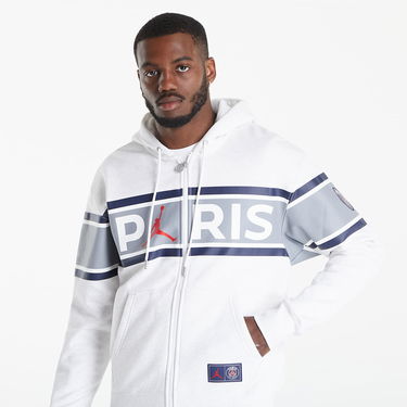 Суитчър Jordan Paris Saint-Germain Fleece Hoodie Бяло | DB6481-051, 2