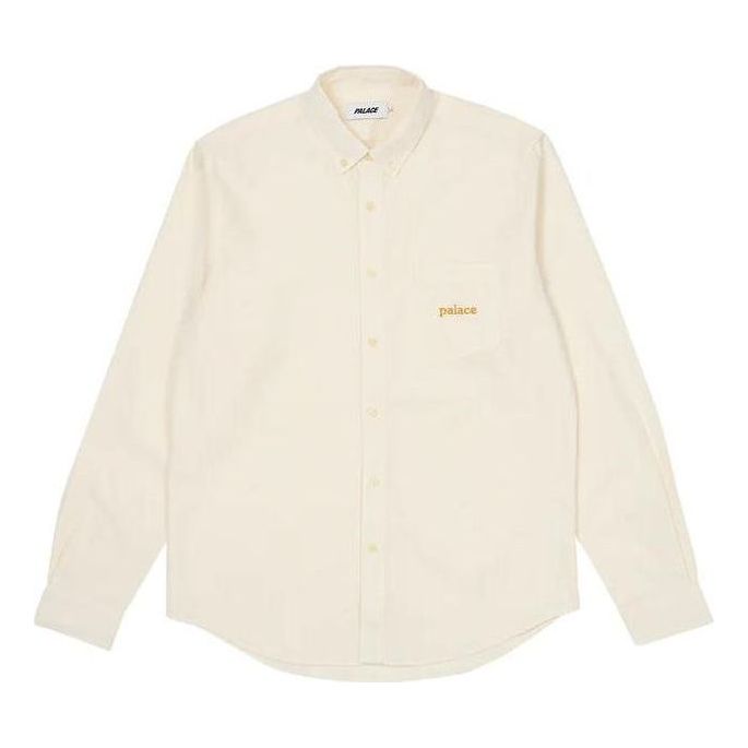 Риза Palace Oxford Shirt Бежово | P24SHT019