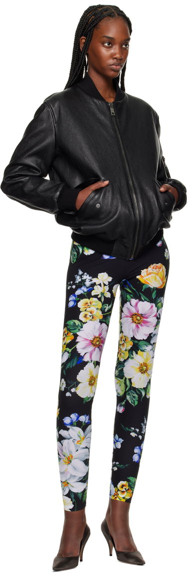Яке бомбър Dolce & Gabbana Dolce&Gabbana Nappa Leather Bomber Jacket Черно | F9S37L HULQJ, 3