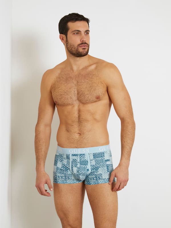 Боксерки GUESS Pack 3 Boxers Синьо | U4GG05K6YW0, 0