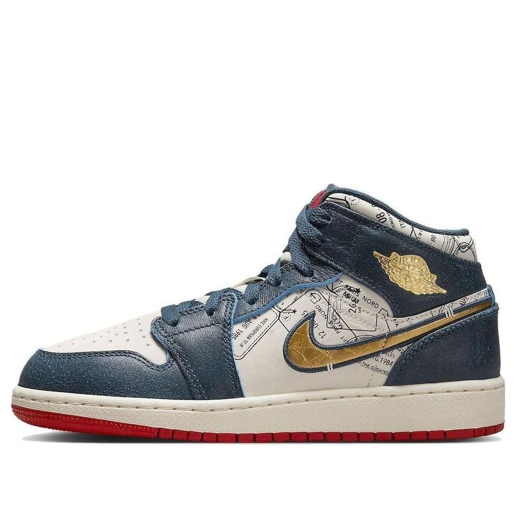 Кецове и обувки Jordan Air Jordan 1 Mid SE Take Flight Синьо | FN1353-400, 0