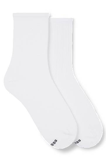 Чорапи BOSS Two-Pack of Short Socks Бяло | 50538049, 0