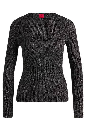 Slim-Fit Sparkle Sweater
