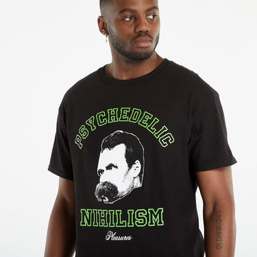 Тениска Pleasures Psychedelic Nihilism T-Shirt Черно | P23SP059 BLACK, 3