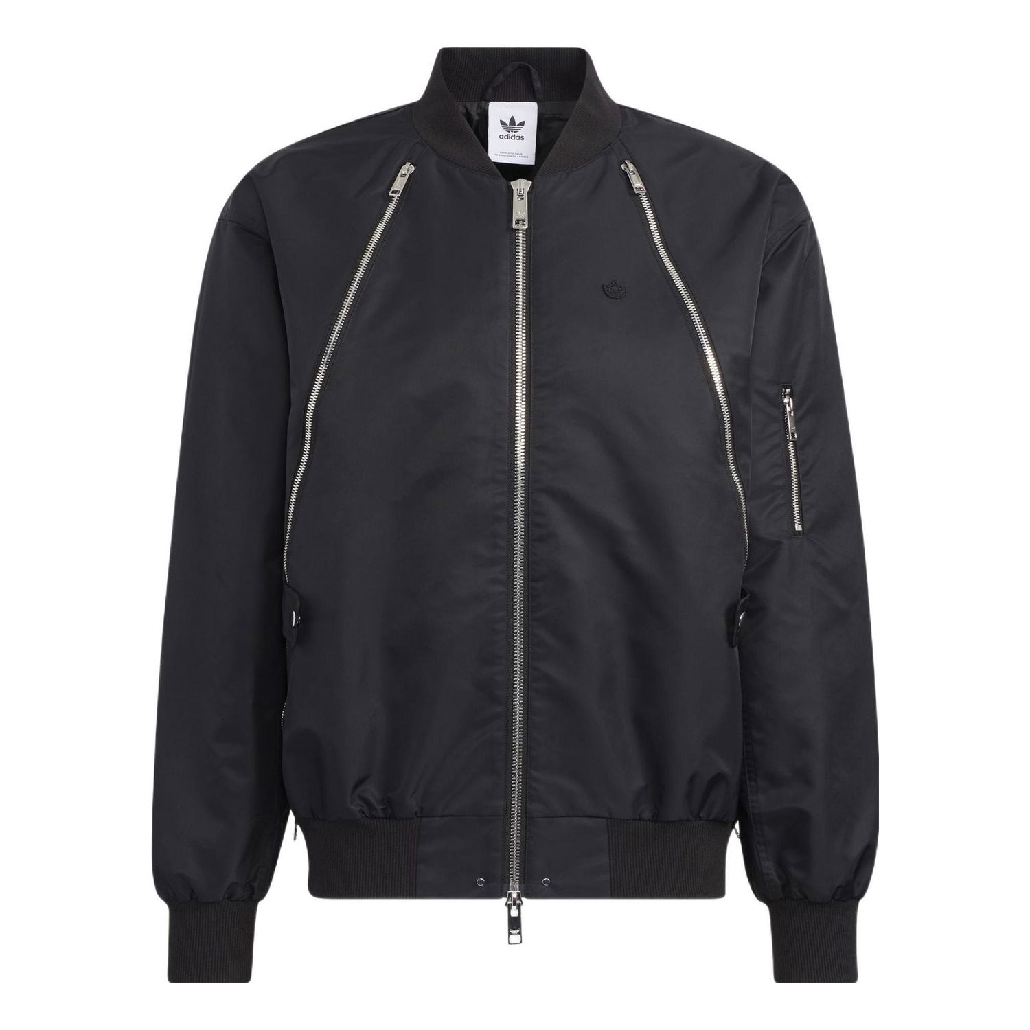 Яке бомбър adidas Originals Originals Zipper Bomber Jacket Черно | HL6492, 0
