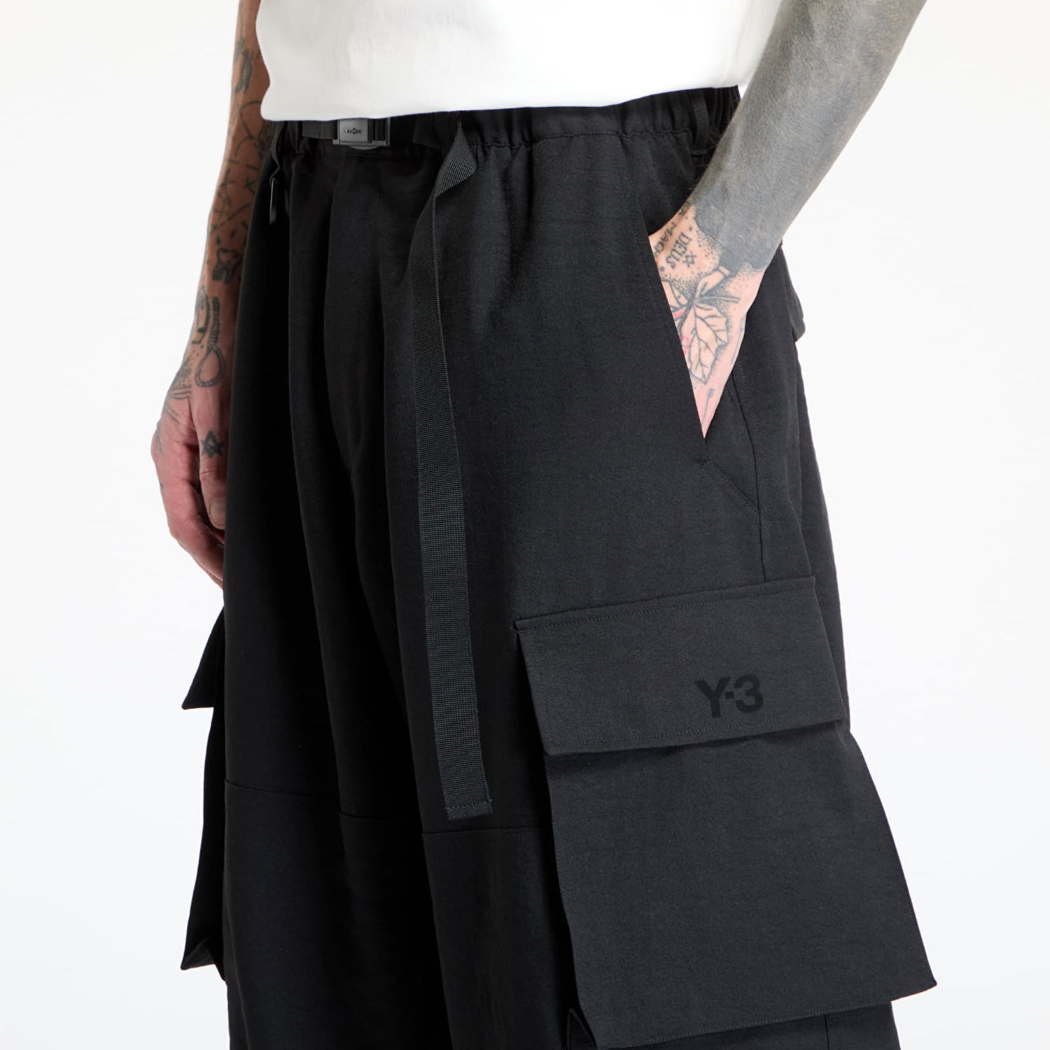 Карго панталони Y-3 Sport Uniform Cuffed Cargo Trousers Черно | JM5494, 1