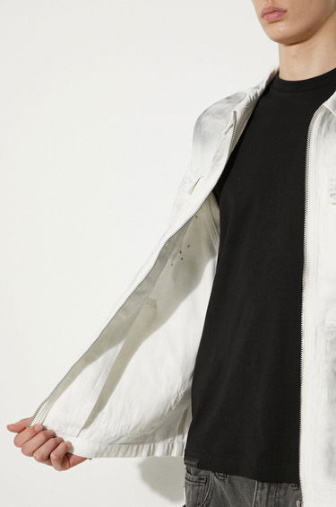Яке AAPE by A Bathing Ape AAPE Men's White Denim Jacket AAPLJM7644XBM Бяло | AAPLJM7644XBM, 6