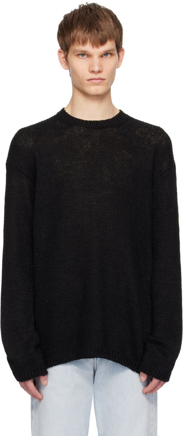 Пуловер The Row Hank Black Knit Sweater Черно | 621-Y693, 0