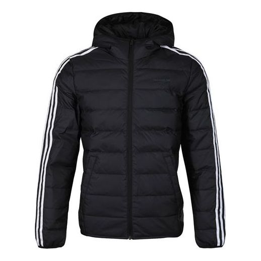 Пухо яке adidas Originals Neo Windproof Casual Hooded Down Jacket Черно | GJ8784, 0