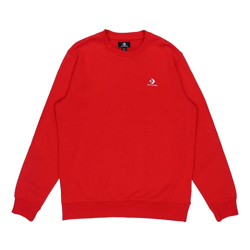 Пуловер Converse Converse Casual Round Neck Pullover Червено | 10020345-A11