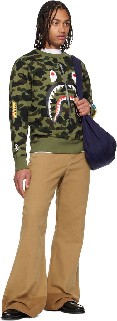 Суитчър BAPE 1st Camo Shark Graphic Crewneck Sweatshirt Многоцветен | 001SWL801011M, 3