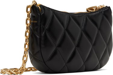 Дамска чанта Burberry Burberry Rocking Horse Quilted Lambskin Chain Bag Черно | 8105328, 2