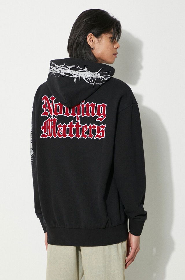 Nothing Matters Embroidered Hoodie