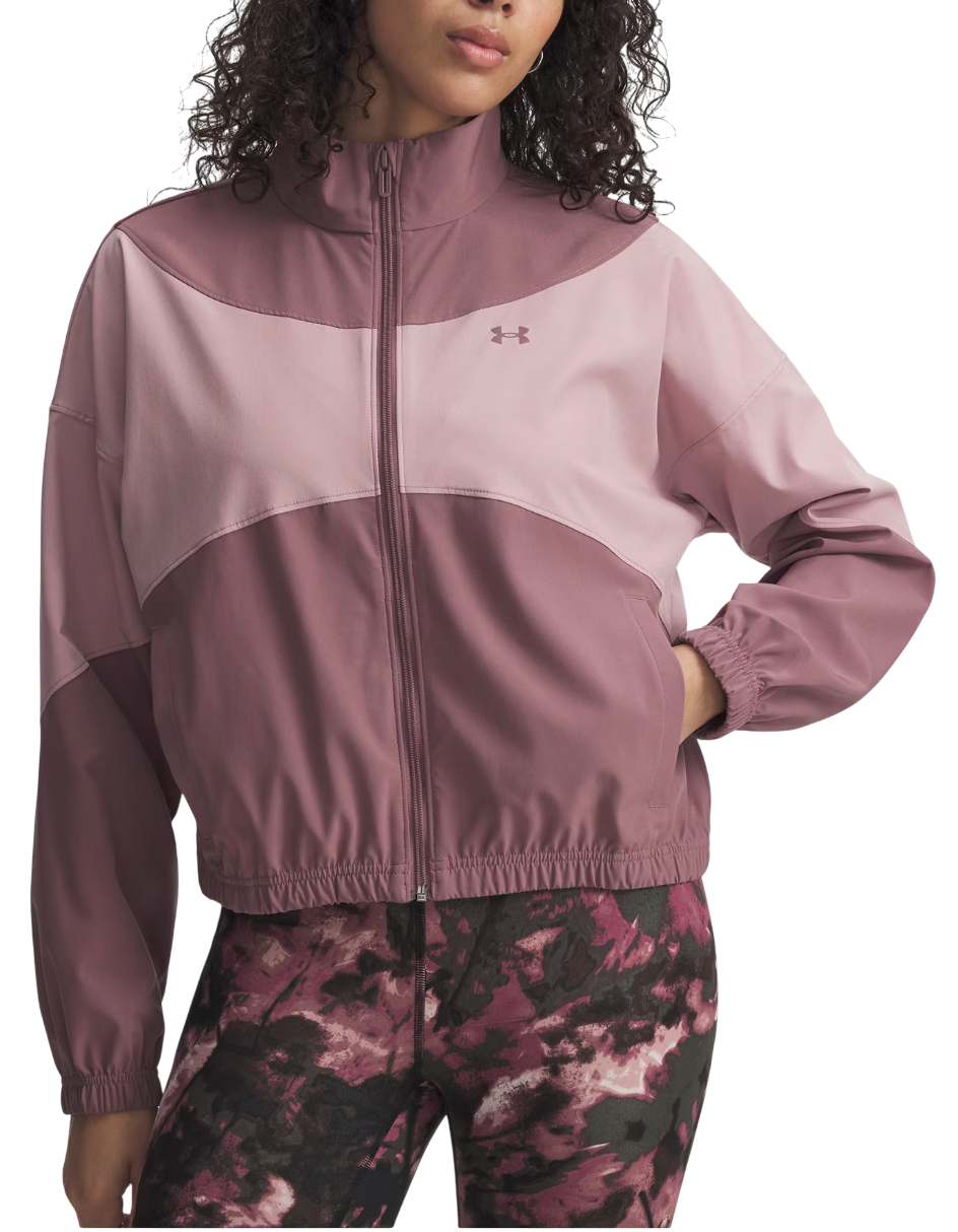 Яке Under Armour Rival Full-Zip Woven Jacket Розово | 1389631-651, 0