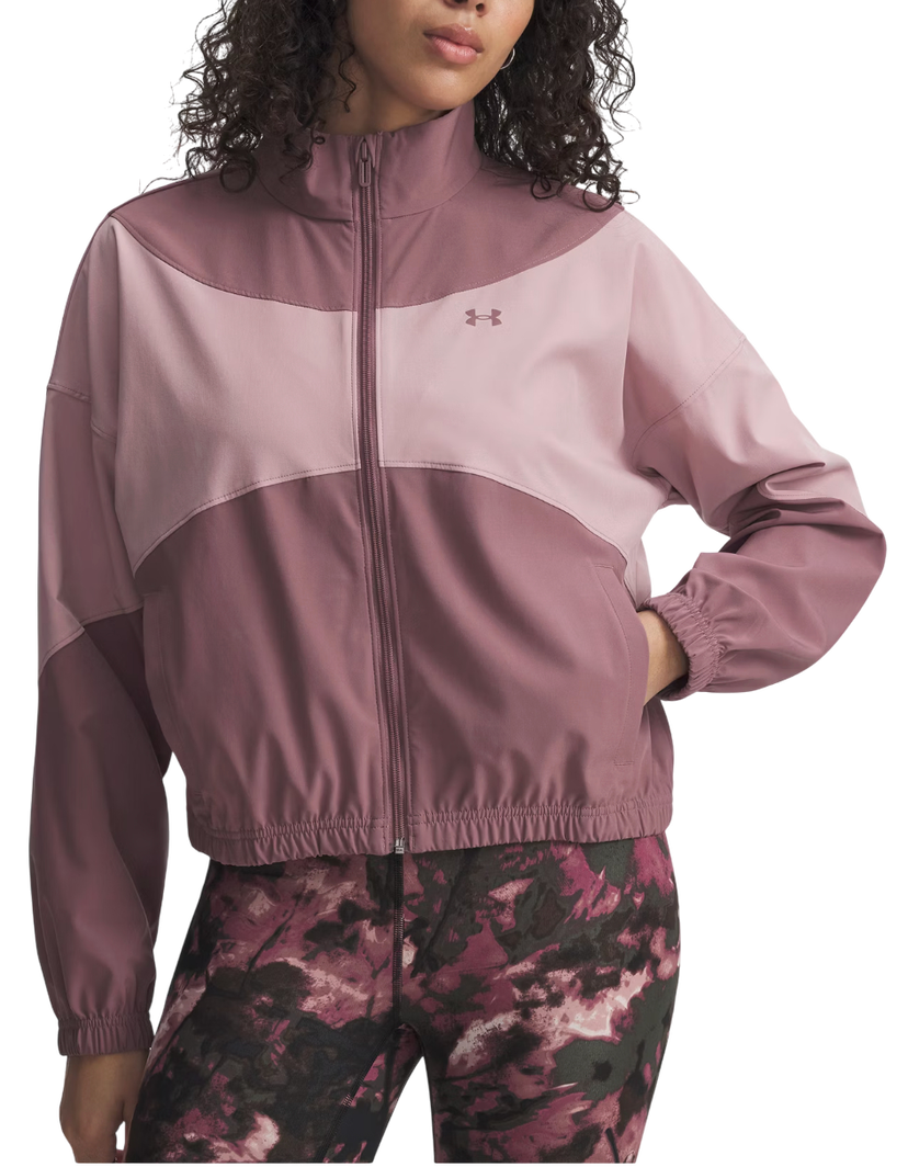 Яке Under Armour Rival Full-Zip Woven Jacket Розово | 1389631-651