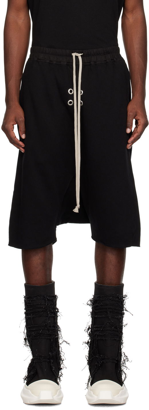 Къси панталони Rick Owens DRKSHDW Pods Shorts Черно | DU02C5381 FES1, 0