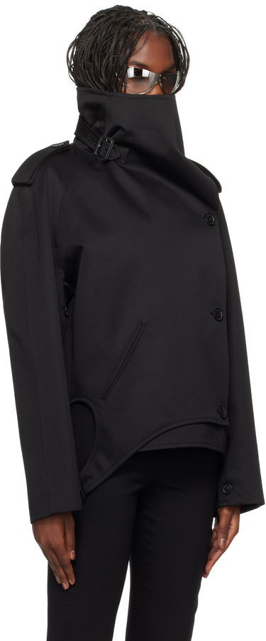 Яке Courrèges Short Oblique Jacket Черно | 424CBL215CO0131, 3