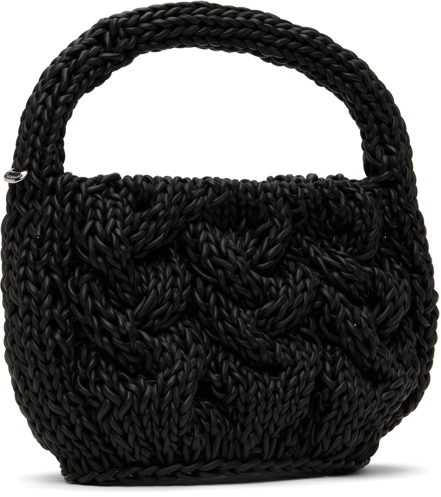 Дамска чанта JW Anderson JW Anderson Small Cable Knit Bag Черно | HB0712-LA0365, 1