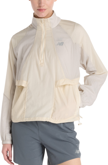 Яке New Balance Better Run Water Resistant Jacket Бежово | wo53206-lin, 0