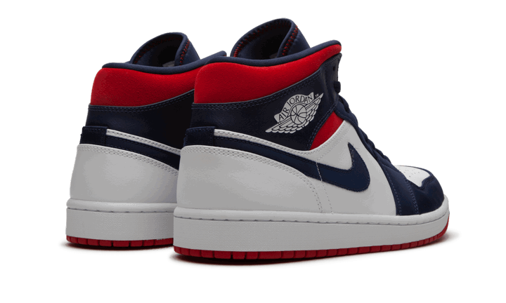 Кецове и обувки Jordan Air Jordan 1 Mid SE "USA" Тъмно синьо | 852542-104, 1