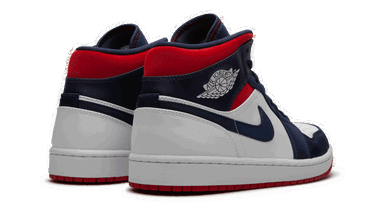 Кецове и обувки Jordan Air Jordan 1 Mid SE "USA" Тъмно синьо | 852542-104, 1