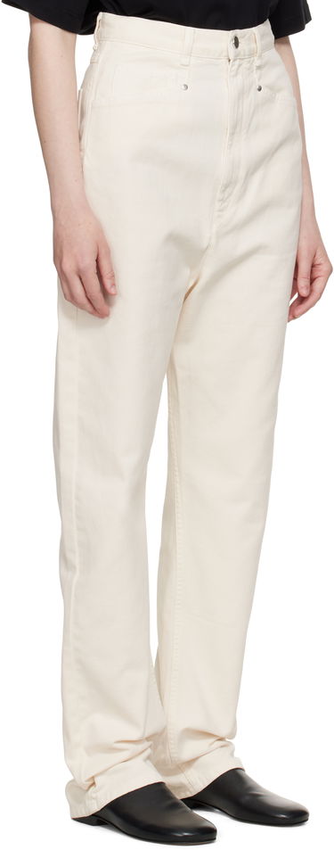 Дънки LEMAIRE Lemaire Dropped Crotch Jeans Бяло | PA1199 LD1034, 1