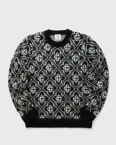Пуловер Casablanca Monogram Crewneck Sweater Черно | MPF25-KW-1004-02, 0