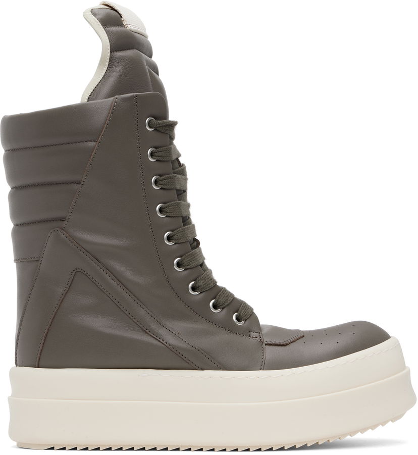 Кецове и обувки Rick Owens Rick Owens Hollywood Mega Geobasket Зелено | RR01E5855 LCO