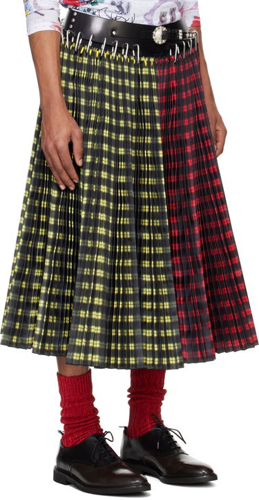 Пола Chopova Lowena Chopova Lowena Split Carabiner Pleated Midi Skirt Многоцветен | 3244, 1