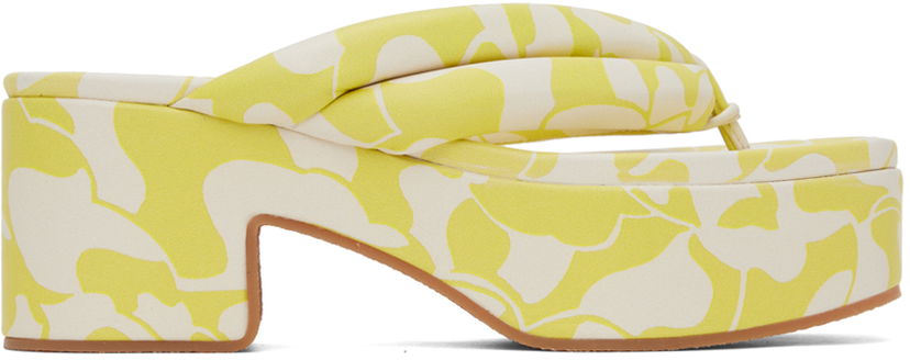 Къси панталони Dries Van Noten Dries Van Noten Platform Thong Sandals Жълто | WS241-251-553